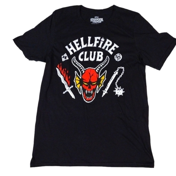 STRANGER Things Hellfire Club T-Shirt - Picture 1 of 4